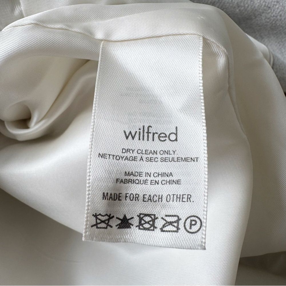 Wilfred Light Gray Double-Breasted Blazer - Picture 14 of 15